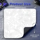 Коврик для Мыши ATTACK SHARK CM02 White 450x400 мм (XL) Гладкая Поверхность, Толщина 4 мм - изображение 2