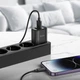 Зарядное устройство с кабелем HOCO C141A Smart dual-port charger set USB to Lightning 2.1A Black (6942007627863) - изображение 4