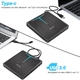 Внешний DVD-привод NOLYTH / CD-привод Внешний USB 3.0 Type-C DVD/CD+/-RW записыватель с USB-портом и слотом SD TF - изображение 4