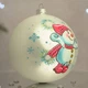 Новогодний шар на елку Santa Shop Сніговик Белый 10 см (4820001154252) - изображение 2