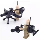 Мини-оружие Гатлинг с ранцем-трансформером, 2 режима, аксессуар для фигурок - изображение 1
