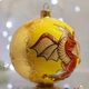 Елочная игрушка набор 2 шт Santa Shop Зажигательные драконы Голубой/Желтый 10 см (4820001112153) - изображение 6