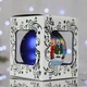 Новогодний шар на елку Santa Shop Щедрый вечер Синий 10 см (7806723196708) - изображение 3