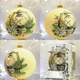 Ялинкова іграшка новорічна куля Santa Shop Ліхтарик з бавовною Світло-жовтий 10 см (4820001106930) - зображення 5