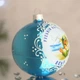 Новогодний шар на елку Santa Shop Патриотическая Все буде Україна - Корабель Голубой 8,5 см (4820001113631) - изображение 2