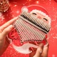 Калимба Hluru Huashu KHSC21 Acrylic Santa Claus Kalimba (21 язычков, акрил) + кейс в подарок - изображение 1