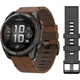 Смарт-часы Garmin Fenix 8 Pro AMOLED Sapphire 51mm Carbon Gray DLC Titanium with Chestnut Leather Band (010-03199-40) [145033] - изображение 1