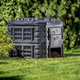 Kompostownik ogrodowy Kadax Nybro czarny 600 l (5903699429969) - obraz 7