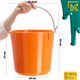 Zestaw wiader budowlanych Kadax Kanan pomarańczowy 12 l x 2 szt (5903699429471) - obraz 2