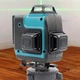 Акумуляторний лазерний рівень 4D Blue Kit / Лазерний нівелір / Рівень лазерний - зображення 5
