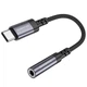 Переходник Borofone BV24 Graceful Type-C to 3.5mm Metal grey - изображение 5
