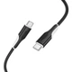 Дата кабель Borofone BX119 New Type-C to Type-C 60W (1m) Black - изображение 3