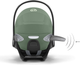Fotelik samochodowy Cybex Cloud T i-Size Plus Leaf Green Platinum (4063846403158) - obraz 4