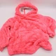 Детская толстовка с балахоном 60 см Huggle Hoodie теплая кофта плед с капюшоном для дома Рост: до 140 см - изображение 3