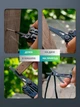 Мультитул Multi Tool MQ071 универсальный многофункциональный мультиинструмент Карманный нож туристический стальной инструмент с битами и 2 лезвиями 548854527 - изображение 13
