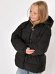 Подростковая зимняя длинная куртка для девочки X-Woyz DT-8368-8 140 см Черная (2000002510321) - изображение 5