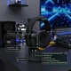 Беспроводные игровые наушники Attack Shark L80 Pro Black, ультралёгкие, трёхрежимные (Bluetooth 5.3 / 2.4 ГГц / USB), 40 мм динамики, до 50 часов автономной работы - изображение 8