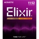 Струны Elixir 11027 NANOWEB 80/20 Bronze 11-52 Custom Light - изображение 1