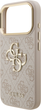 Панель Guess 4G Metal Logo Gold Frame для Apple iPhone 17 Pro Pink (GUHCP17L4GMGCPI) - зображення 5