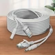 Готовый комбинированный кабель RJ45 + DC для видеонаблюдения, 10 м, медный, LAN + питание - изображение 1