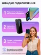 Микрофон беспроводной петличный для телефона петличка для айфона iPhone с шумоподавлением на 2 микрофона для андроида смартфона с зарядным кейсом ветрозащитой для записи звука гарнитура для блоггеров видео ютуб беспроводная type c M3 OnePro черный 73718 - изображение 3