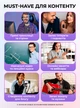 Микрофон беспроводной петличный для телефона петличка для айфона iPhone с шумоподавлением на 2 микрофона для андроида смартфона с зарядным кейсом ветрозащитой для записи звука гарнитура для блоггеров видео ютуб беспроводная type c M3 OnePro черный 73718 - изображение 7