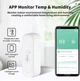 Умный Zigbee термометр гигрометр комнатный Tuya Smart life с датчиком температуры и влажности белый – 9018648 - изображение 4