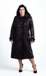 Пальто дублянка Lady Prestige Л298 54 шоколадне - зображення 1
