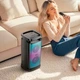 Портативная Bluetooth колонка BOROFONE BP25 Vida беспроводная акустика-караоке с RGB подсветкой и беспроводным микрофоном |10Wx2, BT5.4, USB/AUX/TWS, 3600mAh, 4h| Черный - изображение 2