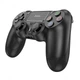 Джойстик ігровий контролер HOCO DGM01 Cool Play Multi-function PS4 бездротовий gamepad Black - изображение 3