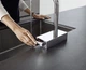Смеситель кухонный Hansgrohe Aquno Select M81 sBox 73830000 с выдвижным изливом - изображение 4