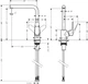 Смеситель кухонный Hansgrohe Focus M41 Eco 31827000 - изображение 2