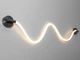 Настенный LED-светильник Ropelight черный хром, 18 Вт для освещения интерьера SY9601-BHR - изображение 1