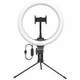 Кільцева світлодіодна LED-лампа Baseus Live Stream Holder-table Stand (10-inch Light Ring)Black (CRZB10-A01) - изображение 1