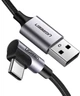 Кабель UGREEN US284 Angled USB-C Male To USB2.0 A Male 3A Data Cable(90°Angle) (UGR-50940) - зображення 3