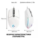 Бездротова миша Logitech G102 Lightsync, USB, 200-8000DPI, 2.1m, White (910-005824, 910-005809) - зображення 5