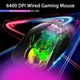 Проводная игровая мышь ONIKUMA CW902, RGB, 800-6400DPI, USB, 1.5m, black - изображение 7