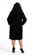 Шуба під каракуль міді Lady Prestige Л300к 56 чорна - изображение 2