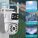 IP PTZ-відеокамера з WiFi 3Mp+3Mp Light Vision VLC-9130WI-2C (Tuya) f-3.6mm+3.6mm, ІЧ+LED-підсвічування, з мікрофоном - изображение 7