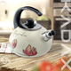 Czajnik emaliowany Kadax Marbella kwiaty magnolii 2.2 l (5903699472132) - obraz 6