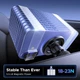 Магнитное крепление для телефона UGREEN LP845 автомобильный держатель Magsafe, не блокирующий вентиляционное отверстие, совместимый с iPhone 17 16 Pro Max 15 14 13 12 серии Xiaomi, Samsung, сильный магнитный держатель Black (45141) - изображение 4