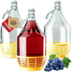 Zestaw gąsiorów Kadax na wino z korkiem mechanicznym 5 l x 3 szt (5903699436622) - obraz 1