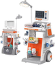 Zestaw medyczno-dentystyczny z wózkiem Pomaranczowy + Akcesoria (5903864989014) - obraz 1