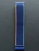 Ремешок нейлоновый MRK для фитнес браслета Mi Smart Band 8 Pro/9Pro/ Xiaomi Redmi Watch 4/5 темно-синий с оранжевым и бирюзовым (mrk6441) - изображение 3
