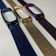 Ремешок металлический MiJobs Milanese Loop Magnet clasp для браслета Xiaomi Mi Band 3/4/5/6 Purple (mrk2524) - изображение 8