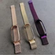 Ремешок металлический MiJobs Milanese Loop Magnet clasp для браслета Xiaomi Mi Band 3/4/5/6 Purple (mrk2524) - изображение 11