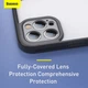 Чохол BASEUS Camera Lens Protector Frame Case Для Iphone 12 Pro (FRAPIPH61P-02) Black - зображення 2