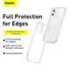 Чохол BASEUS Camera Lens Protector Frame Case для Iphone 12 mini (FRAPIPH54N-02) White - изображение 4
