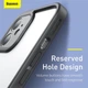 Чохол BASEUS Camera Lens Protector Frame Case для Iphone 12 mini (FRAPIPH54N-02) Black - изображение 4