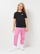 Детские спортивные штаны-джоггеры для девочки Nike G Nsw Club Flc Hr Ftd Pnt Lbr FD2921-646 128-137 см Розовые (197598301180) - изображение 3